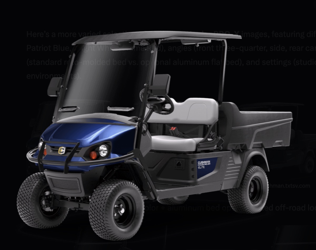 Cushman Hauler PRO-X cargo bed