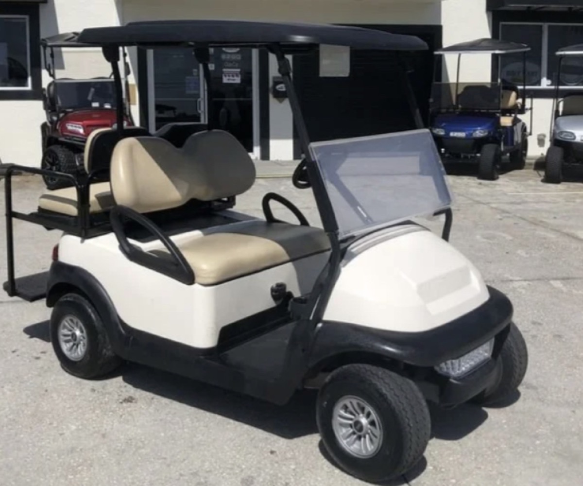 Club Car Precedent i2 seat detail