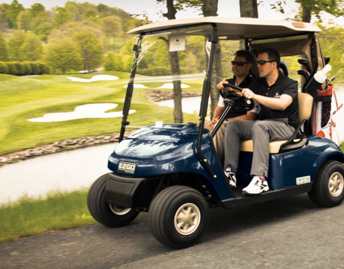 E-Z-GO TXT canopy detail